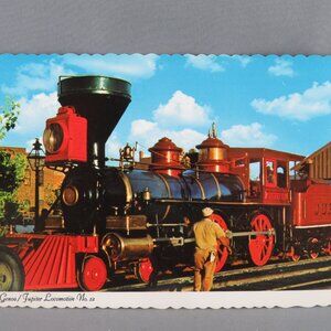 Vintage Postcard - Railroad Museum Sacramento -Dexter Press